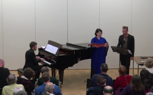 Lore Lixenberg with Richard Uttley and Niels Ronsholdt